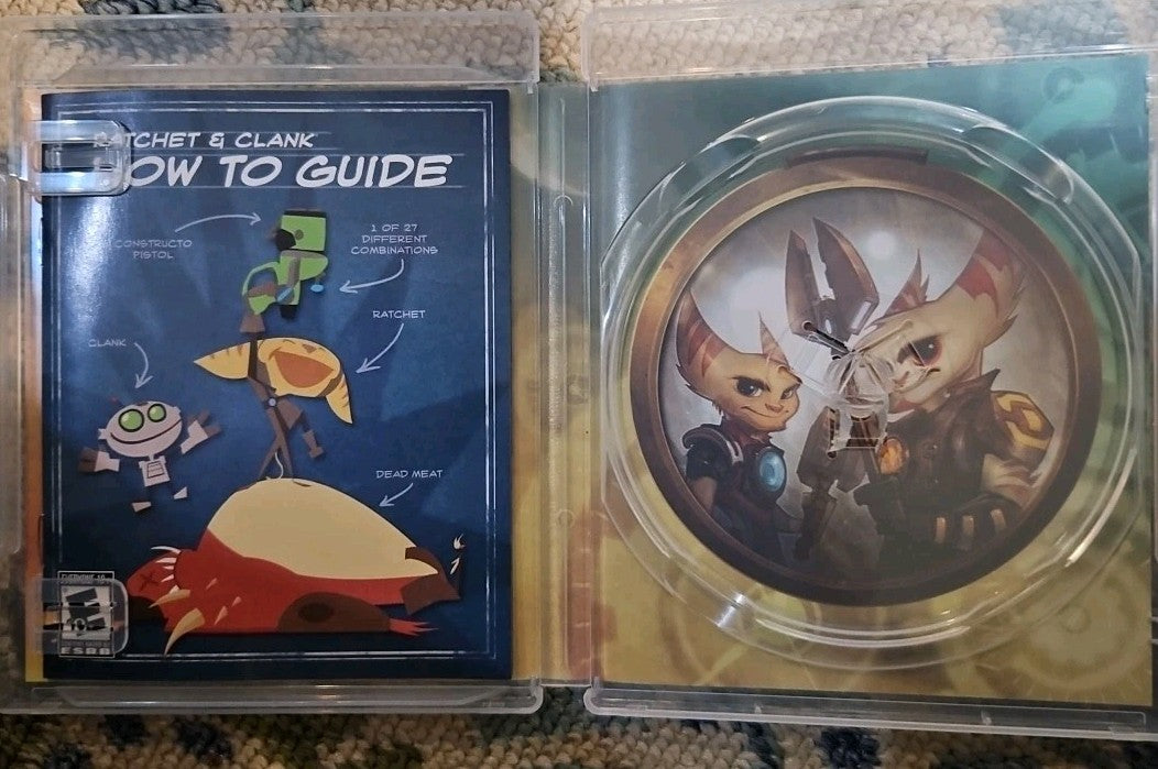 Ratchet & Clank Future: A Crack in Time (PS3) No Game. Case + Artwork + Manual