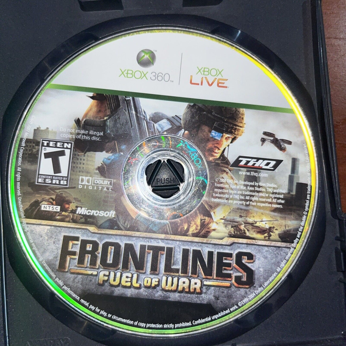 Frontlines: Fuel of War (Xbox 360) Tested. No Original Artwork. New Case