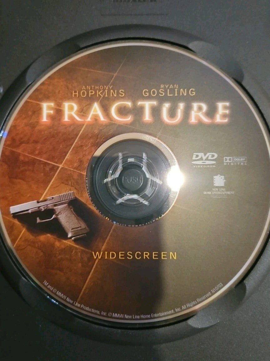 Fracture (DVD, 2007) Slimcase. Cropped Sleeve