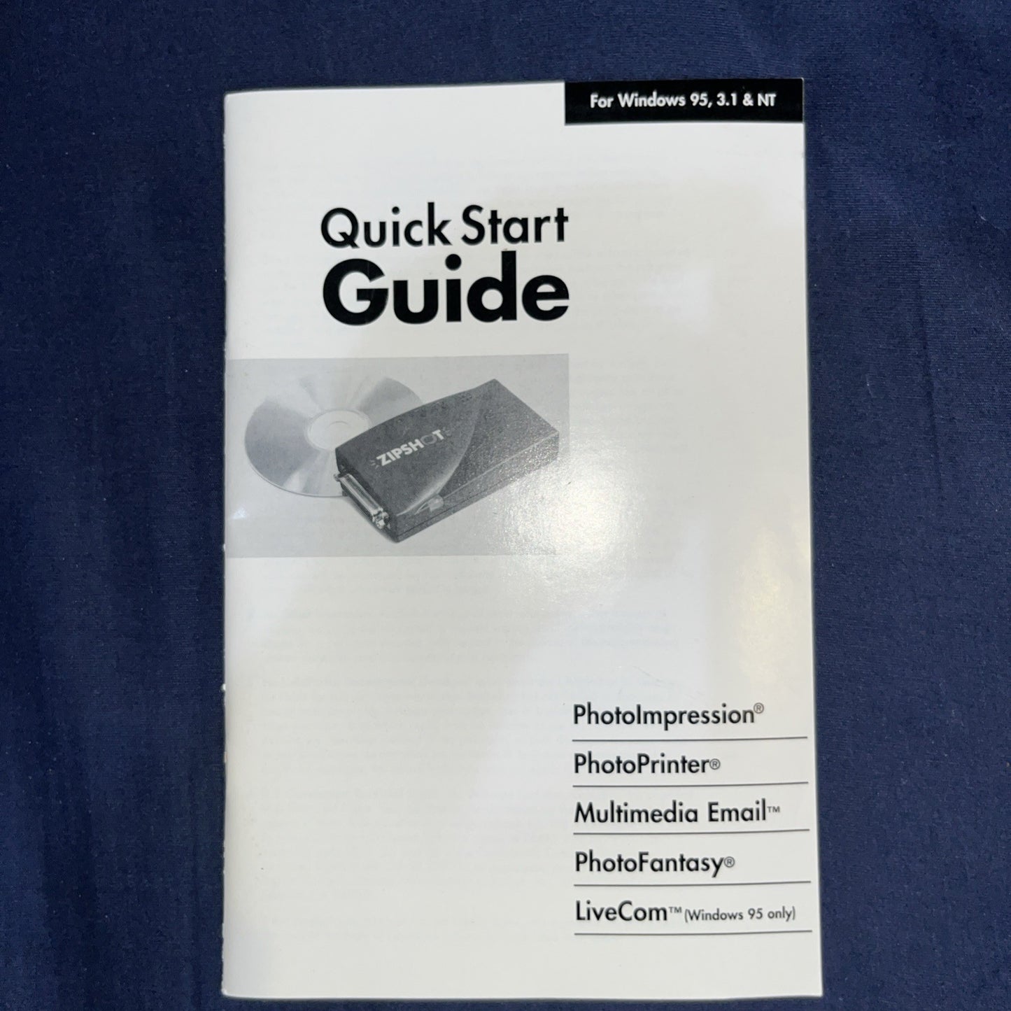 Arcsoft Zipshot digitizer Serial Parallel Port Camera Capture vintage