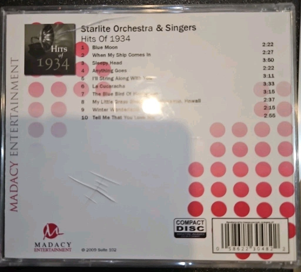 Hits Of 1934(CD)