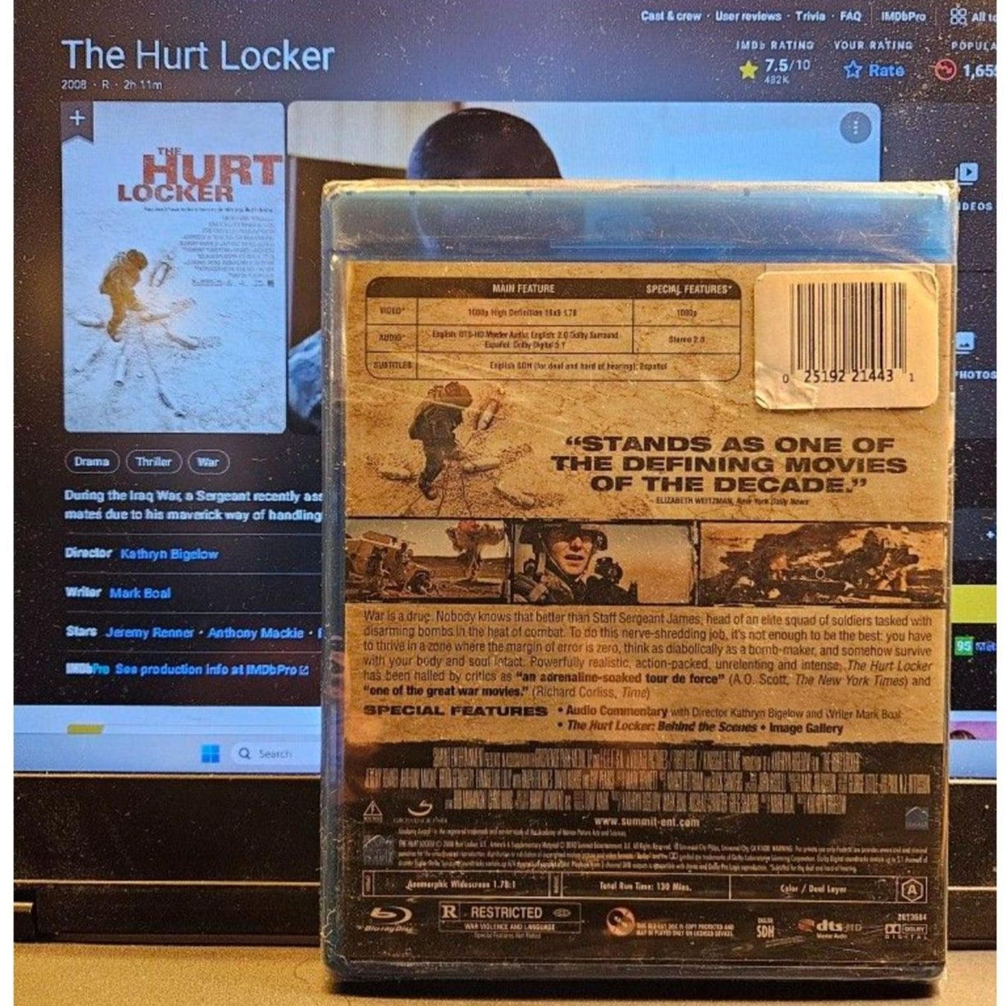The Hurt Locker (Bluray) Factory Sealed