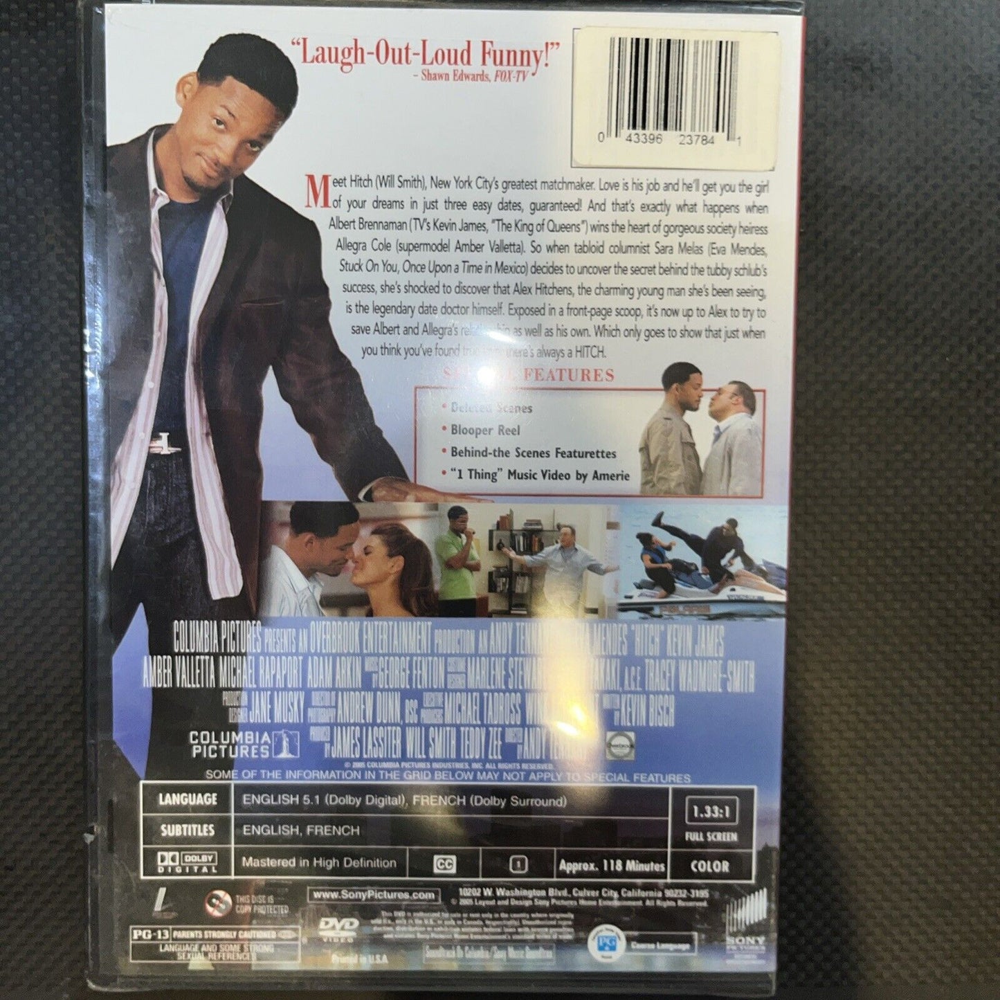 Hitch Will Smith DVD New Sealed Full Screen