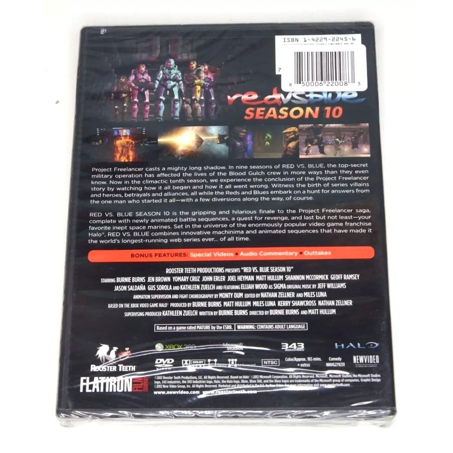 Red vs Blue - Season 10 (DVD) Brand New Sealed