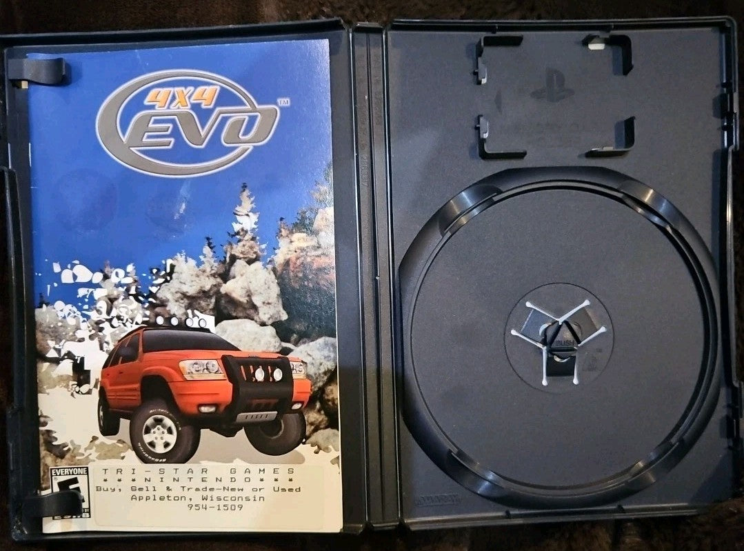 4x4 EVO (Sony PlayStation 2, 2001) No Game. Case + Artwork + Manual ONLY