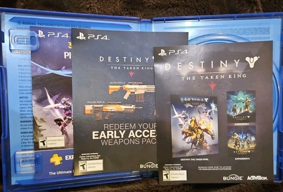 Destiny: The Taken King - Legendary Edition (PS4) No Game. Box Art+Case Only