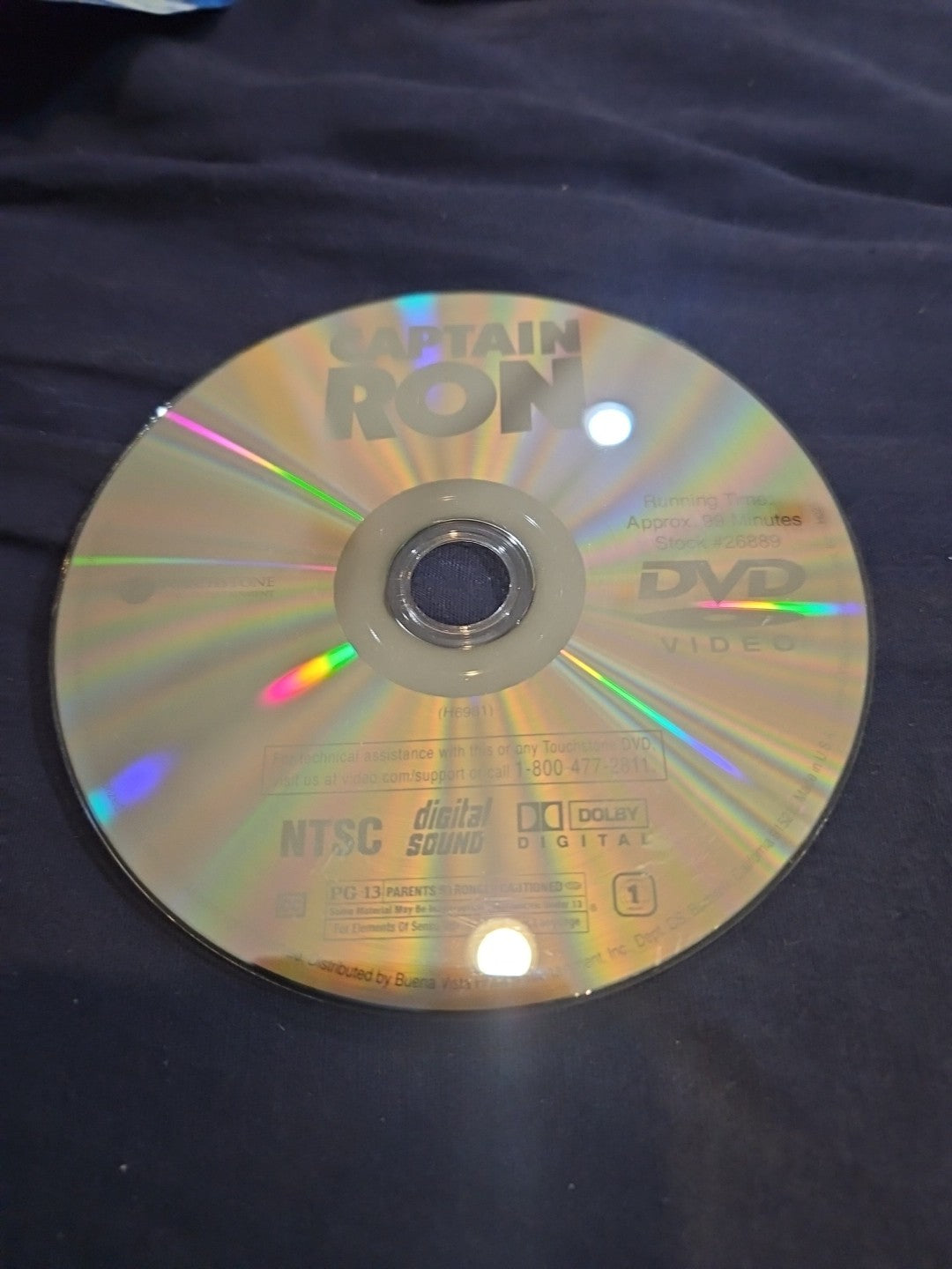 Captain Ron (DVD) DISC ONLY