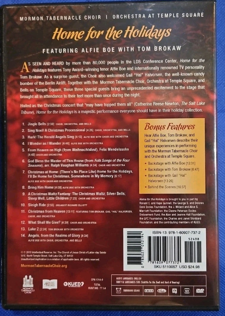 Home for the Holidays: Live in Concert (DVD) Sealed. No Digital Download
