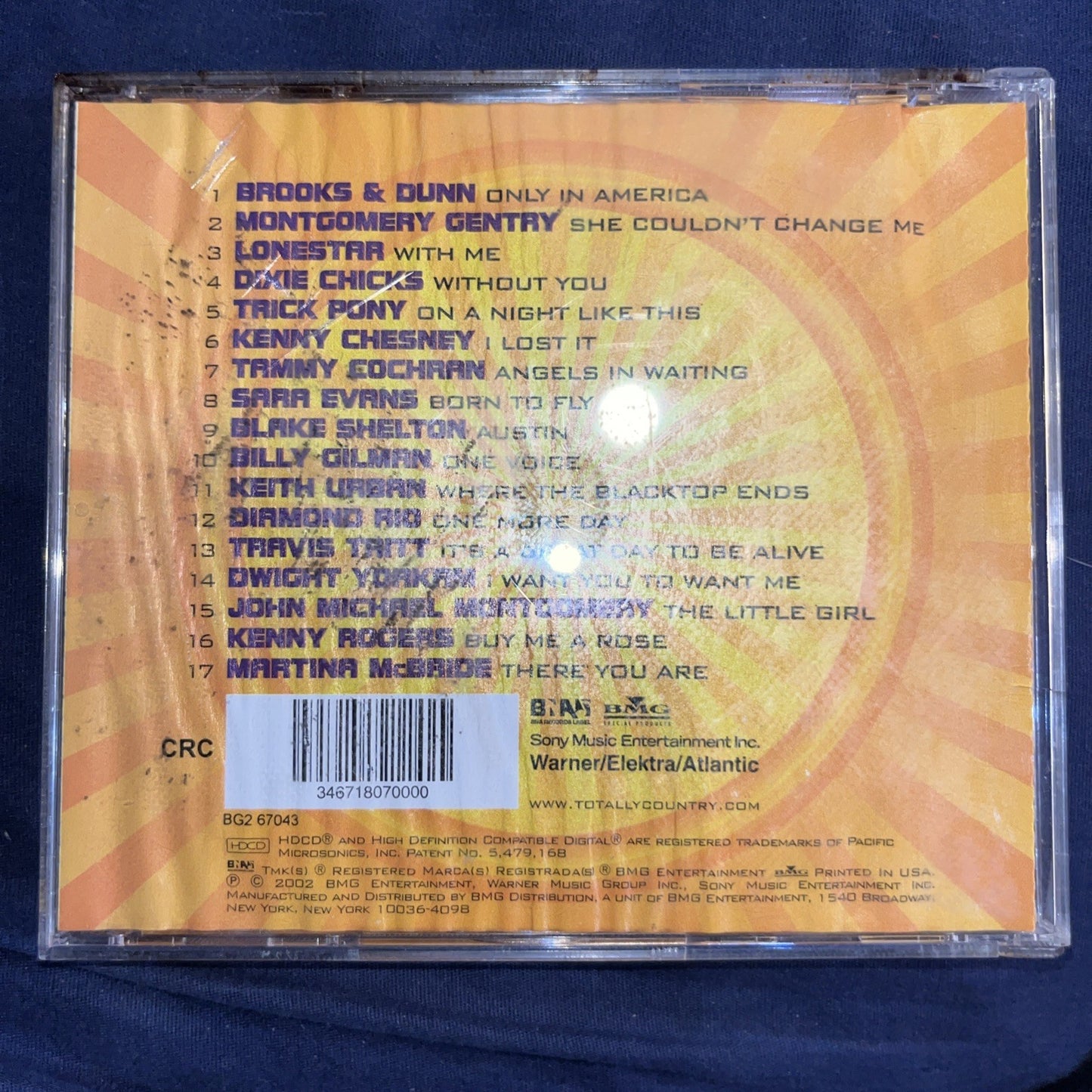 Totally Country CD, 17 NEW Chart Topping HITS