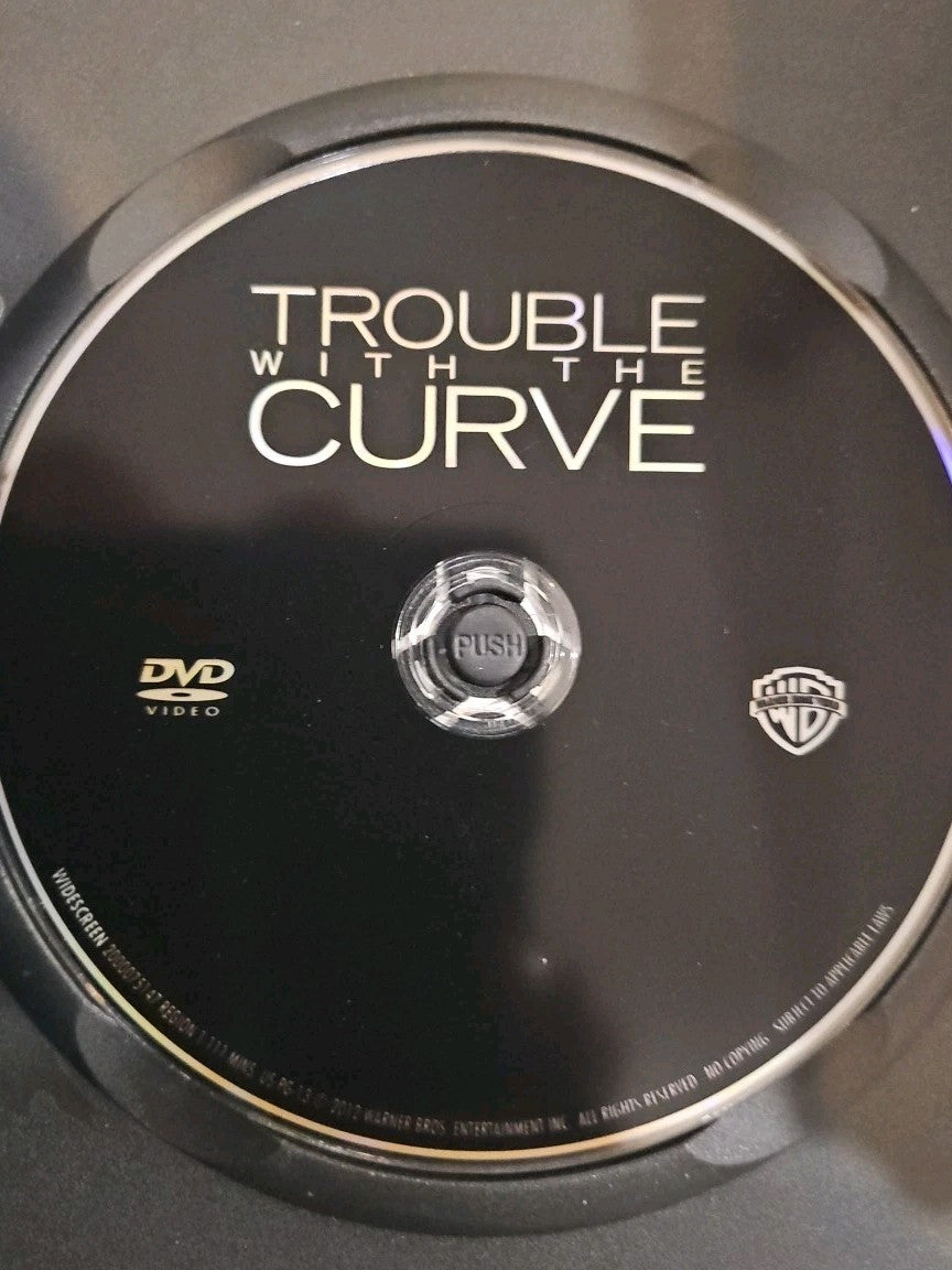Trouble with the Curve (DVD, 2012) Tested slim case crop artwork.