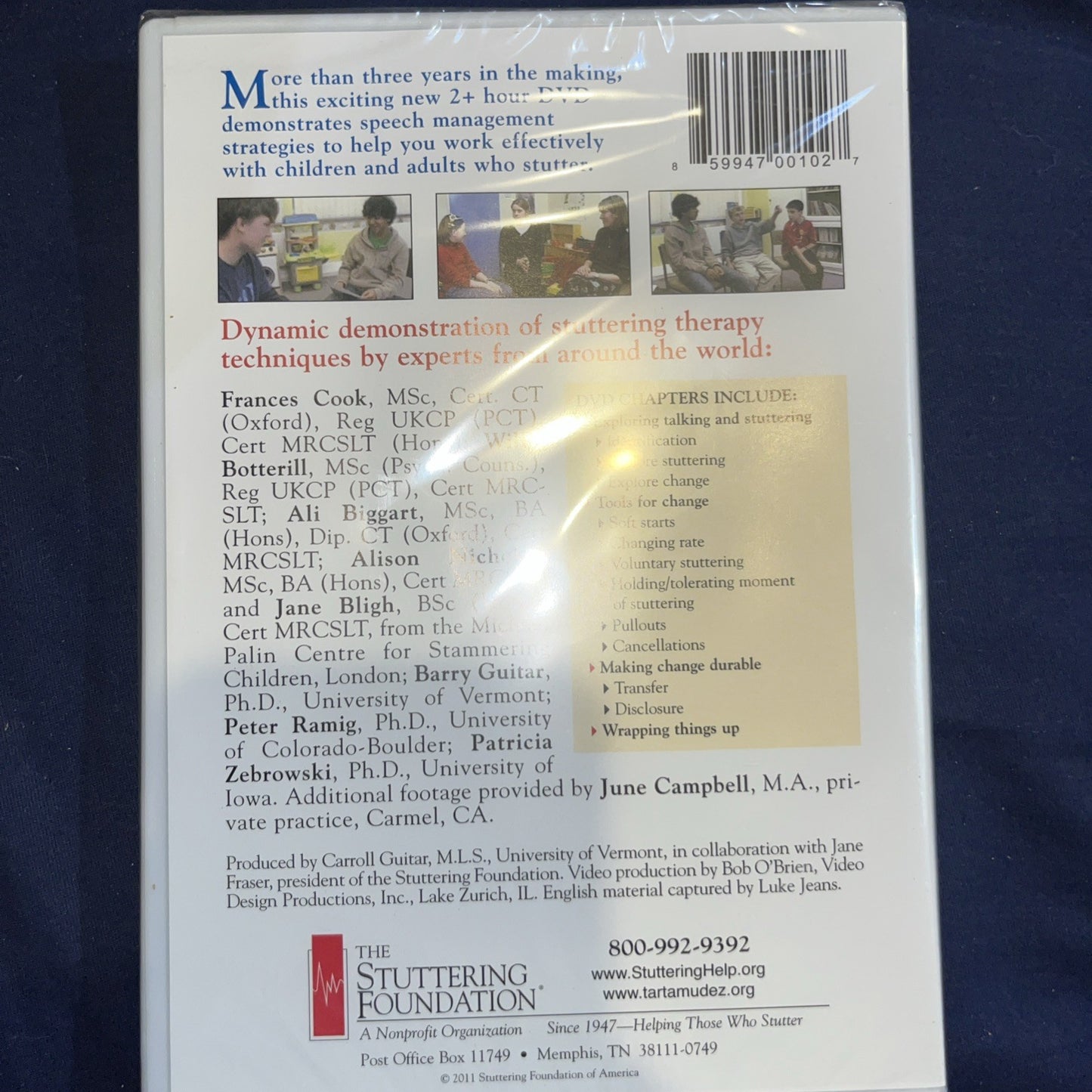 Stuttering: Basic Clinical Skills (DVD) The Stuttering Foundation No. 9600