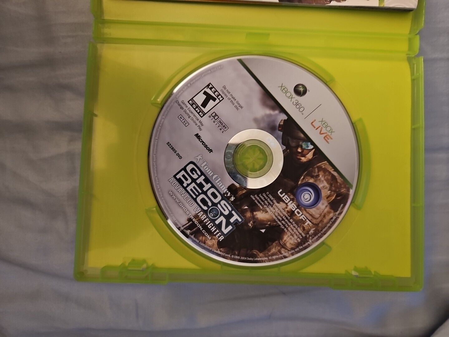 Tom Clancy's Ghost Recon: Advanced Warfighter (Xbox 360) CIB New Case + Manual