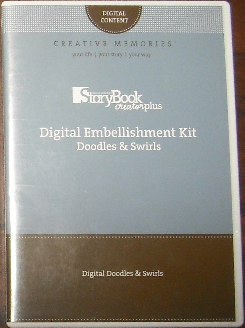 Creative Memories Storybook Creator+ Digital Embellishment Kit Doodles & Swirls