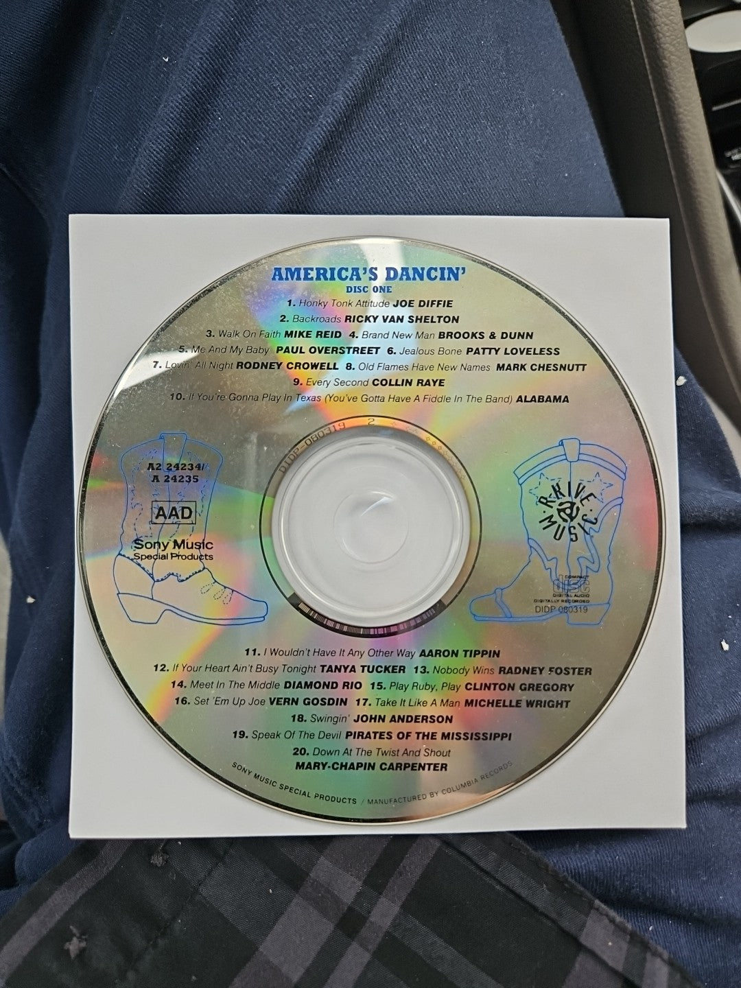 America's Dancin' Disc One (CD) Disc Only. Tested