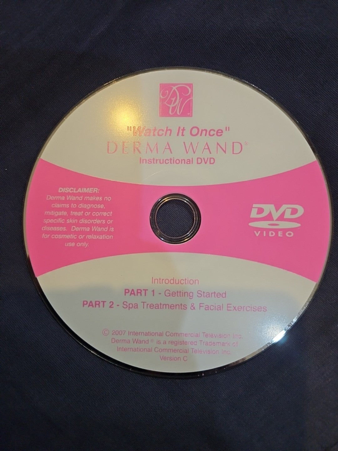 Watch It Once Derma Wand Instructional (DVD) Disc Only