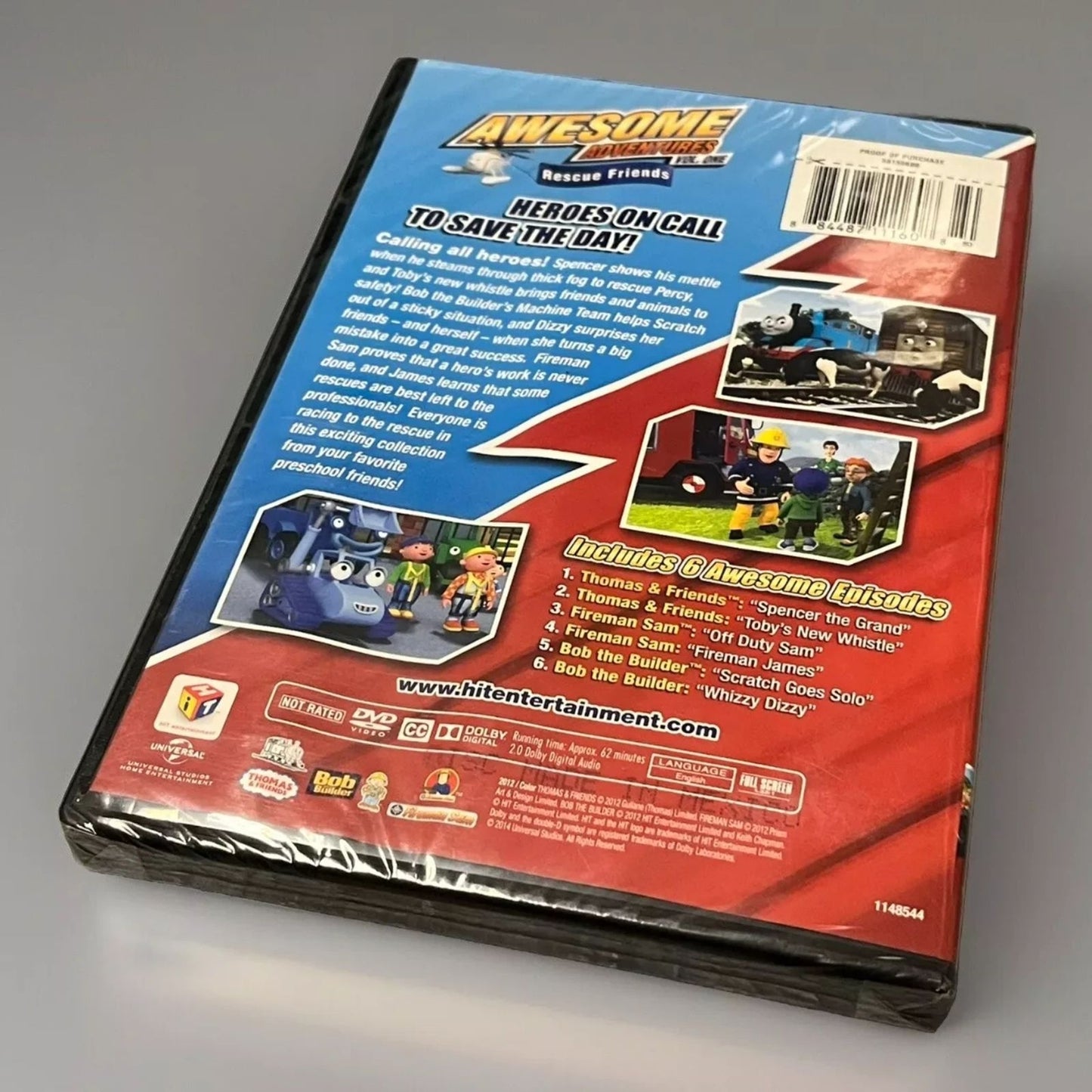 Awesome Adventures Volume One Rescue Friends (DVD) Factory Sealed