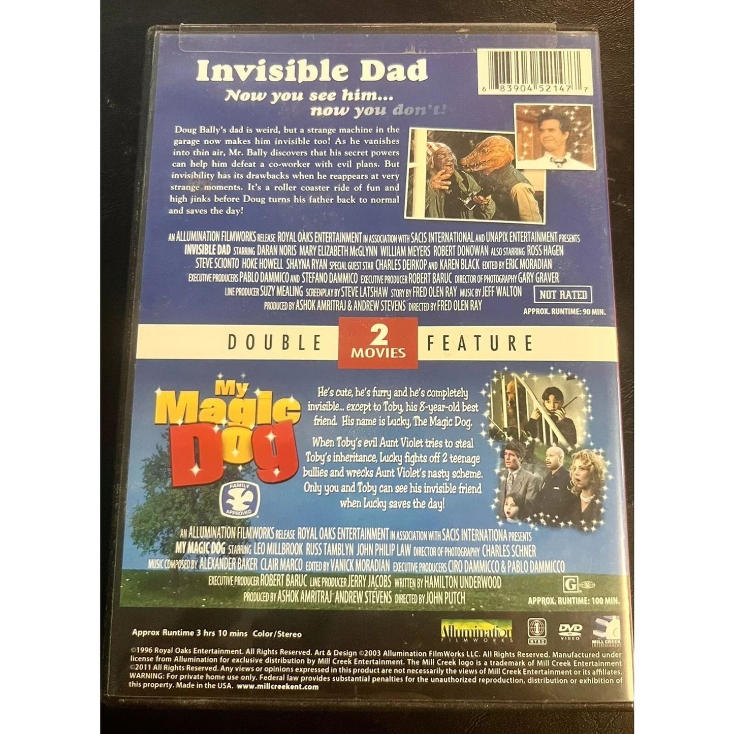 Invisible Dad / My Magic Dog (DVD) Brand New