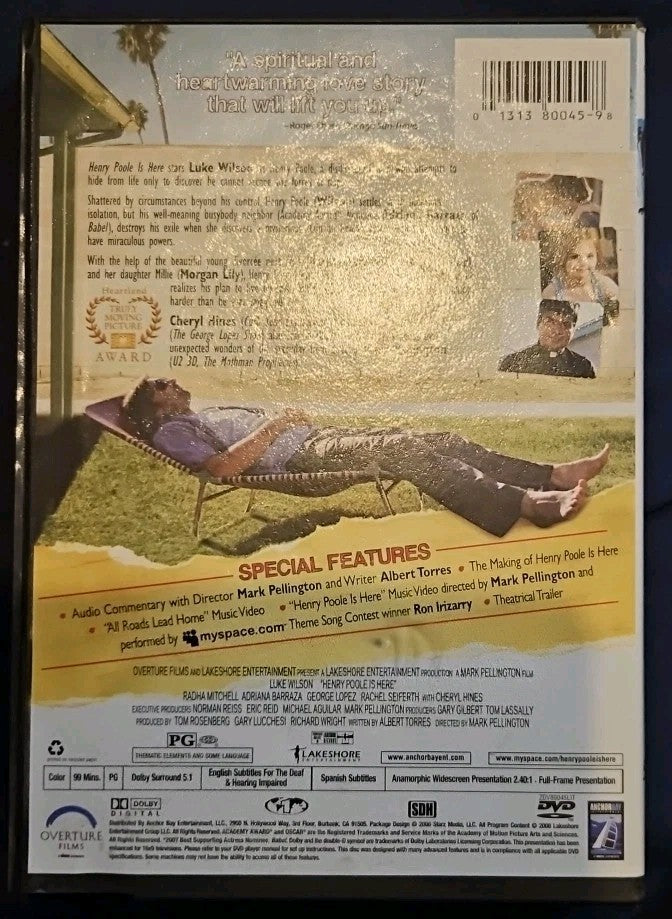 Henry Poole is Here (DVD, 2008) New Sealed