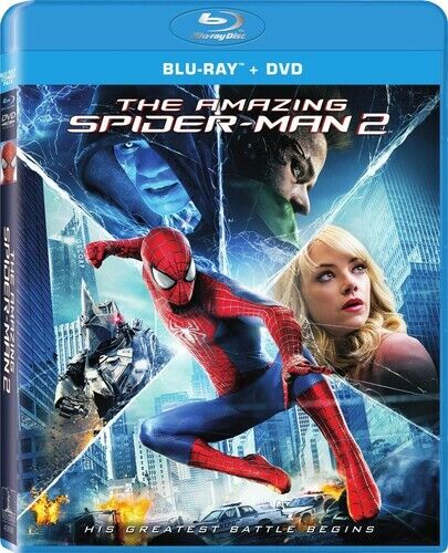 The Amazing Spider-Man 2 (Blu-ray, 2014) New. No Digital Download