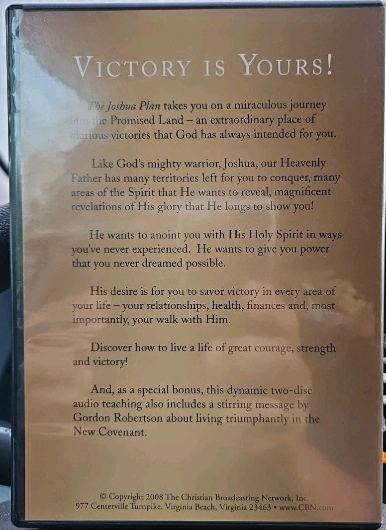 Pat Robertson The Joshua Plan (DVD) Christian Broadcasting Network CBN