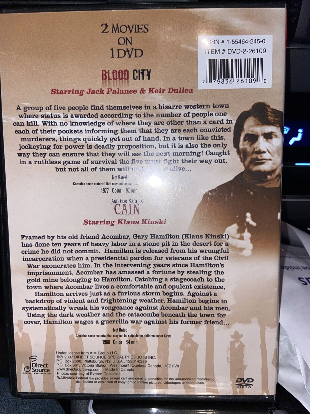 Double Feature: Blood City-And God Said To Cain
