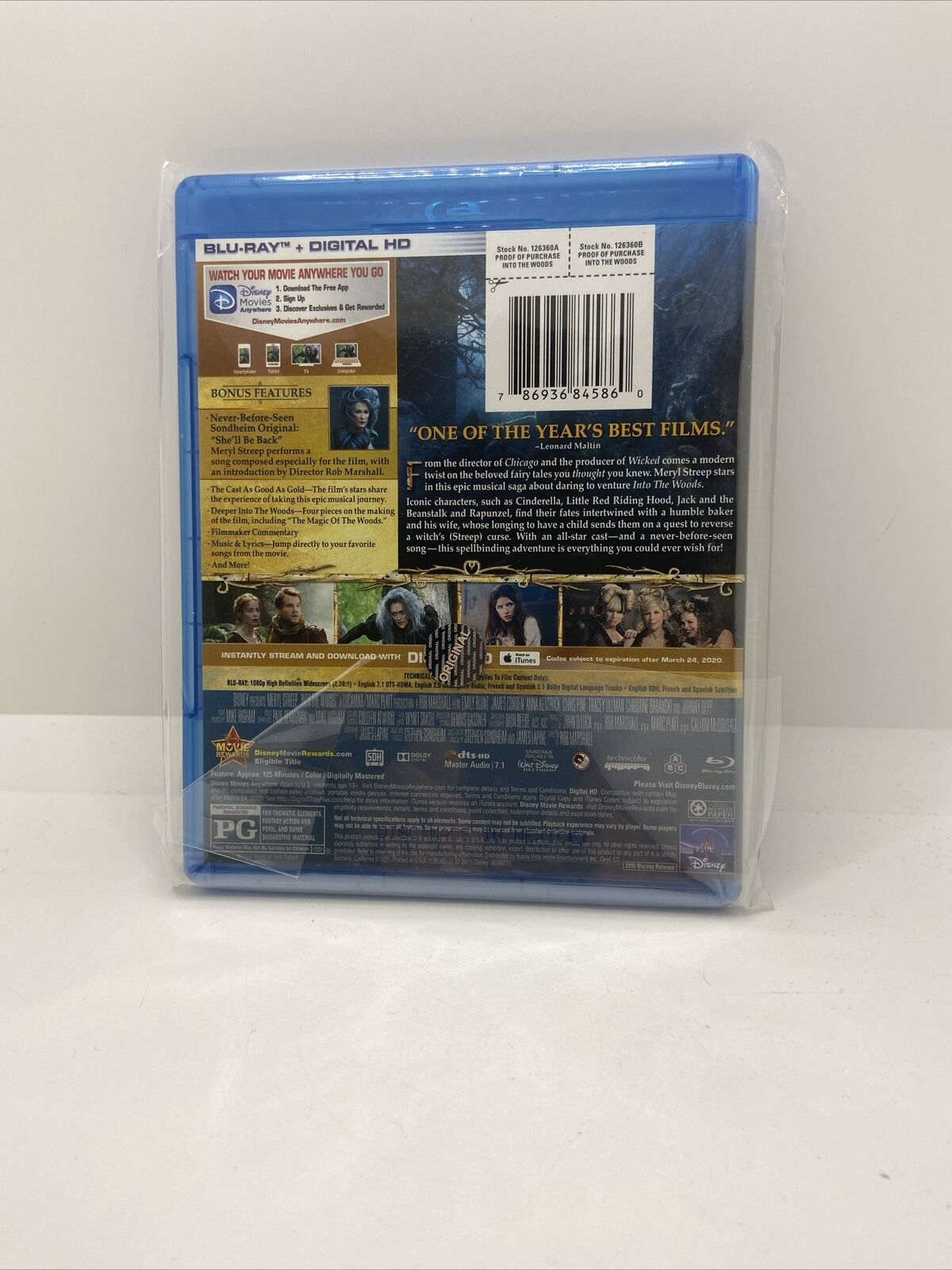 Into the Woods (Blu-ray, 2014)