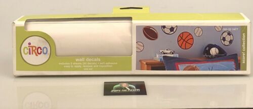 Circo Sports Balls Wall Decals - 30 Stickers on 3 Sheets - Jumbo