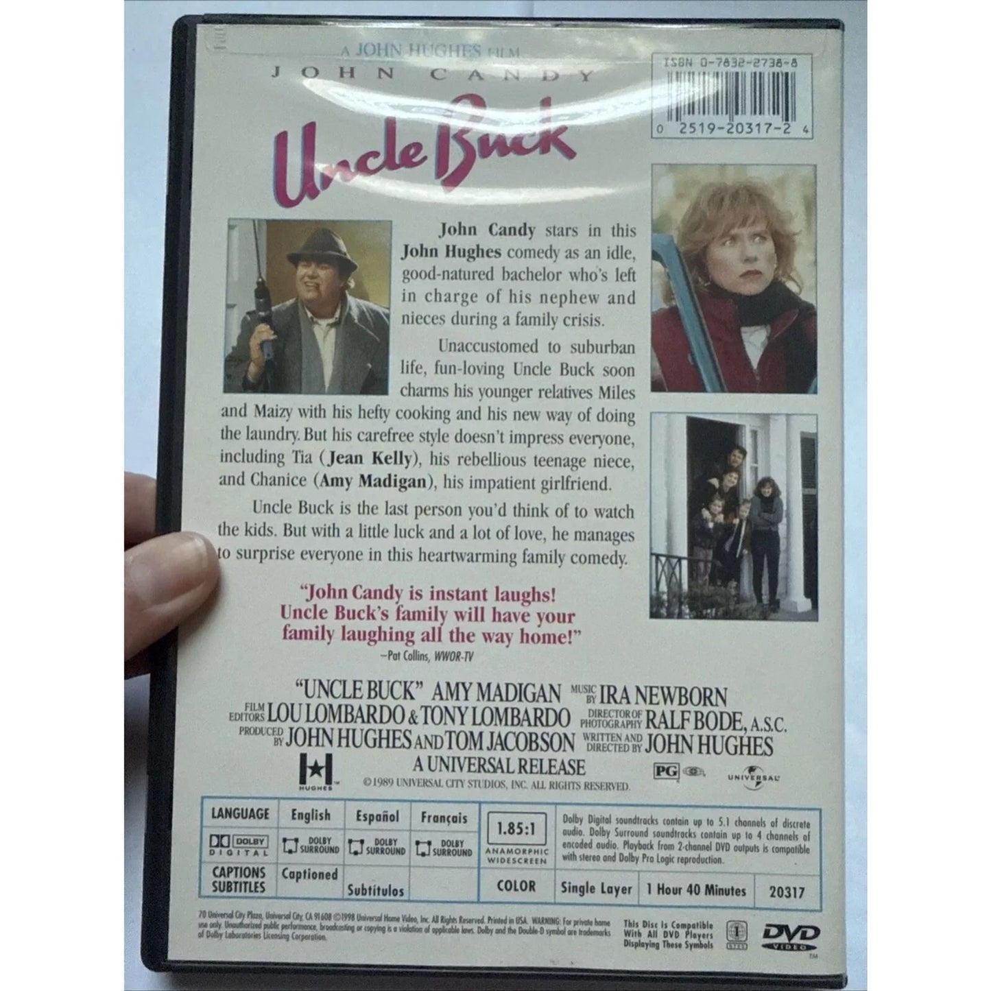 Uncle Buck (DVD) John Candy - Widescreen - Factory Sealed