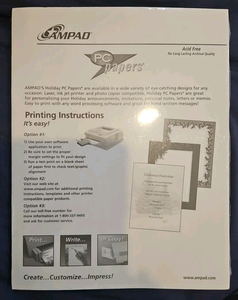 Vtg Personalized Christmas Cards Happy Holidays + 35 Sheets Paper Print Personal