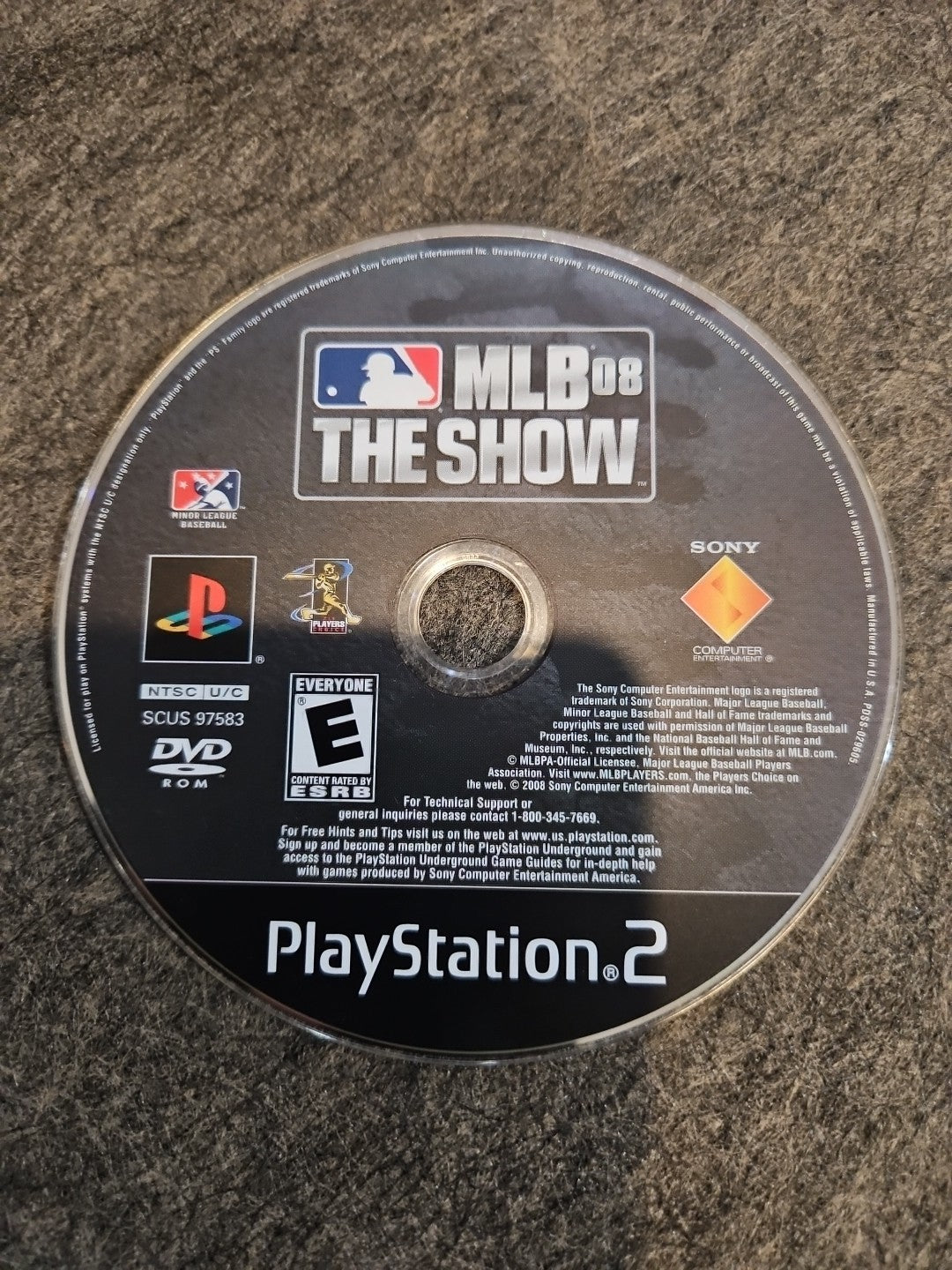 MLB The Show (PS2) Disc Only