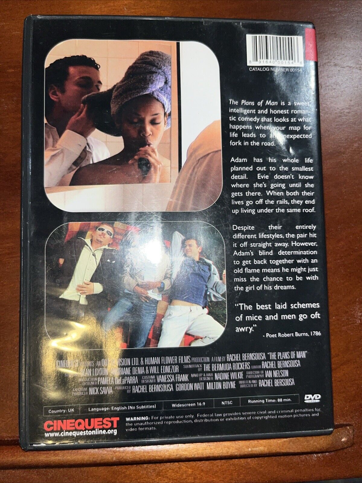 Plans of Man (DVD) Tested