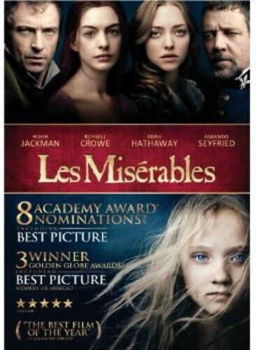 Les Misérables (DVD, 2012) Sealed