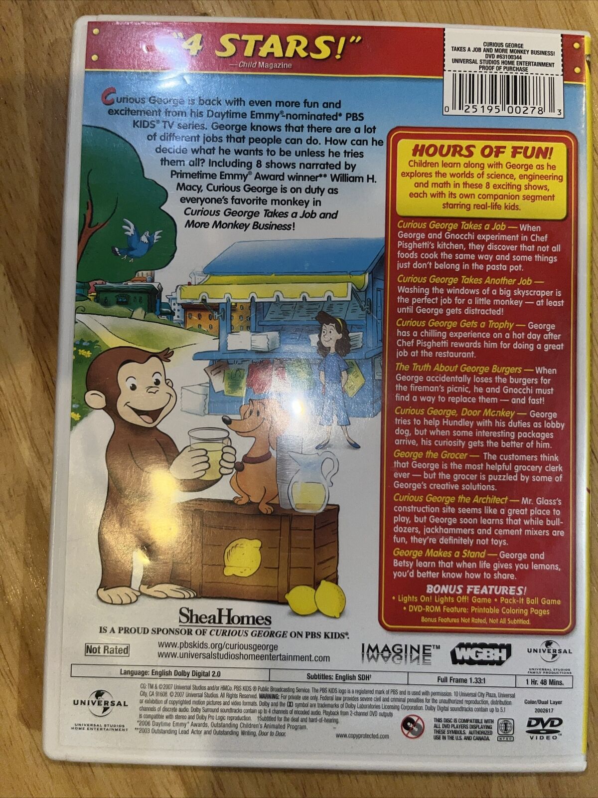 Curious George: Takes a Job and more Monkey Business! (DVD)