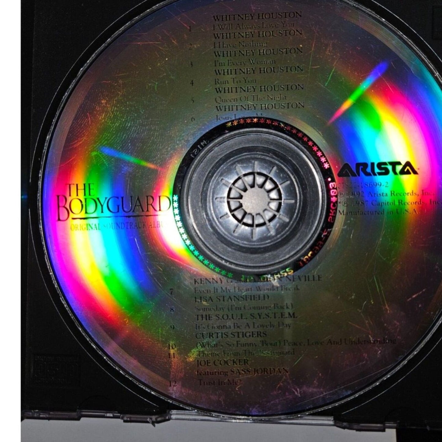 The Body Guard Soundtrack (CD) Tested. No scratches.