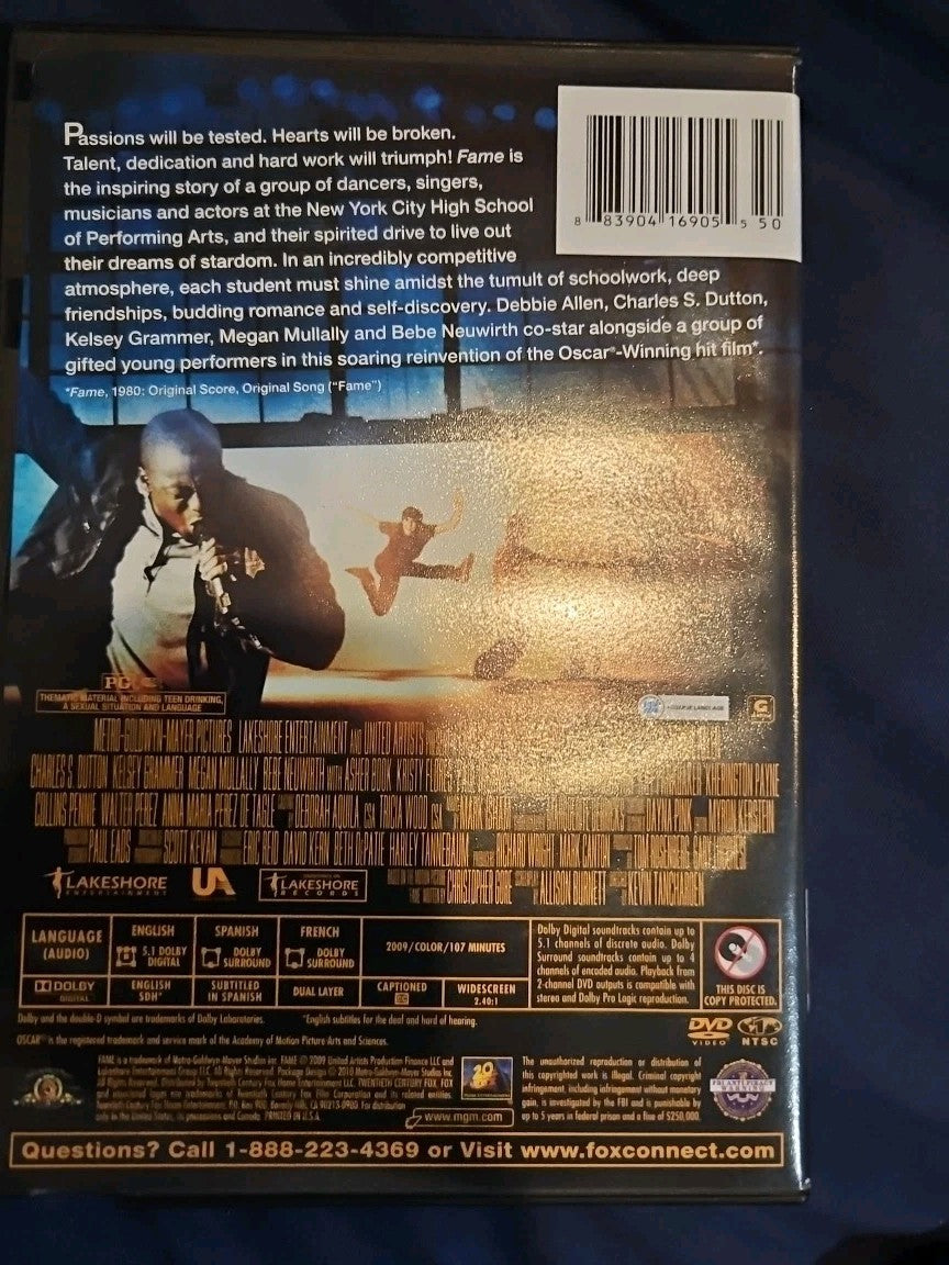 Fame (DVD, 2009, Rental Exclusive)