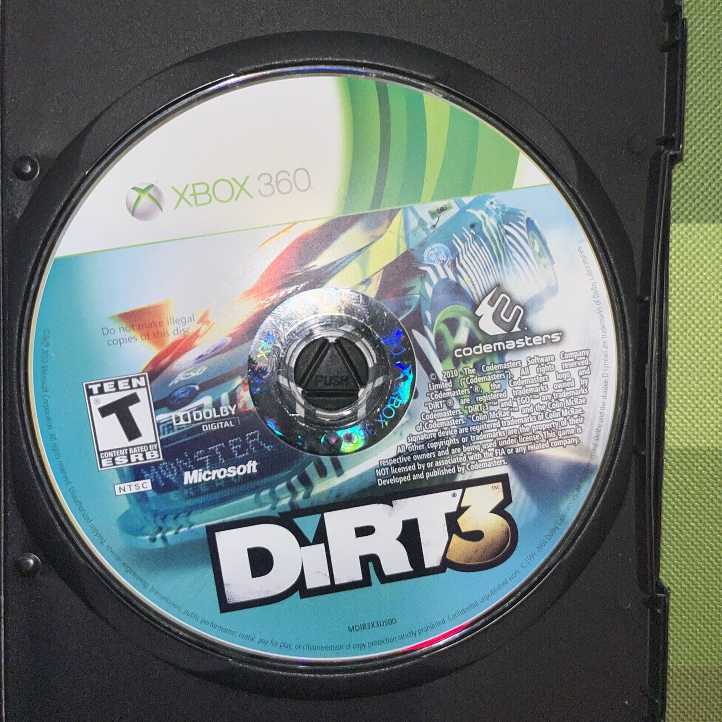 DiRT 3 (Microsoft Xbox 360, 2011)