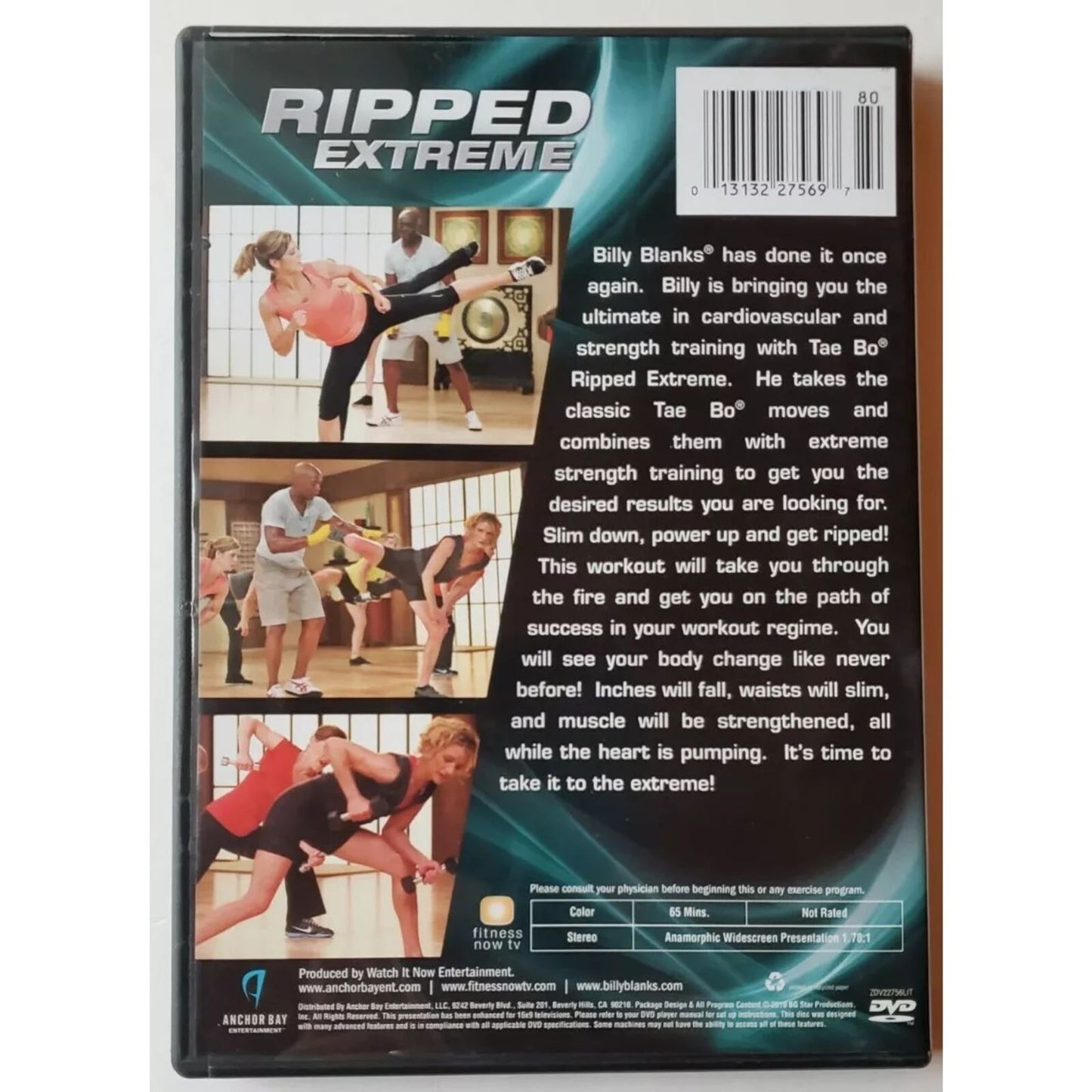 Billy Blanks TaeBo Ripped Extreme (DVD) Brand New Sealed