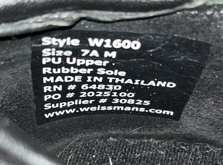 Weissman W1600 Size 7 M Tap Shoes