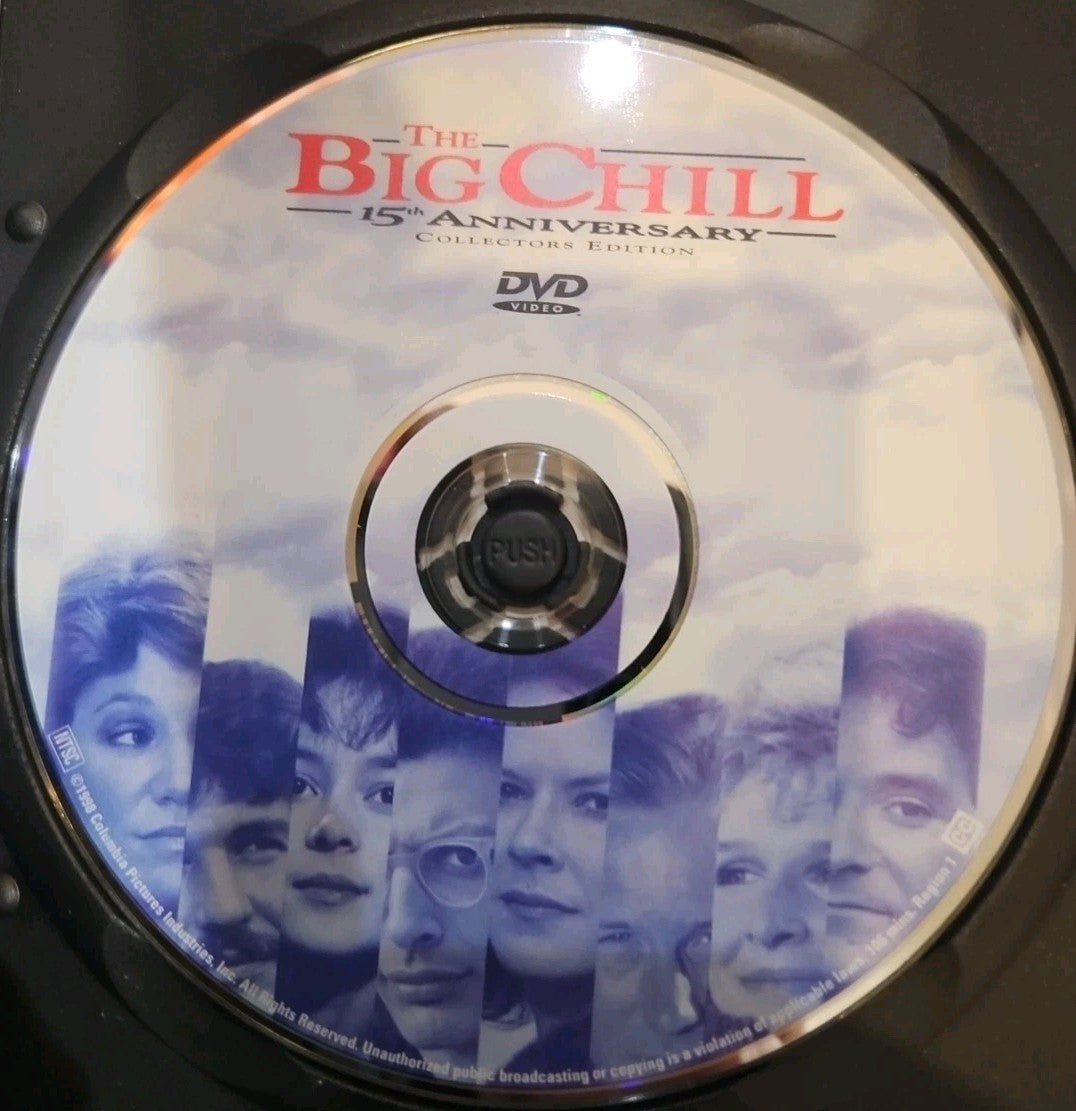 The Big Chill (DVD, 1983) Tested slim case cropped artwork.