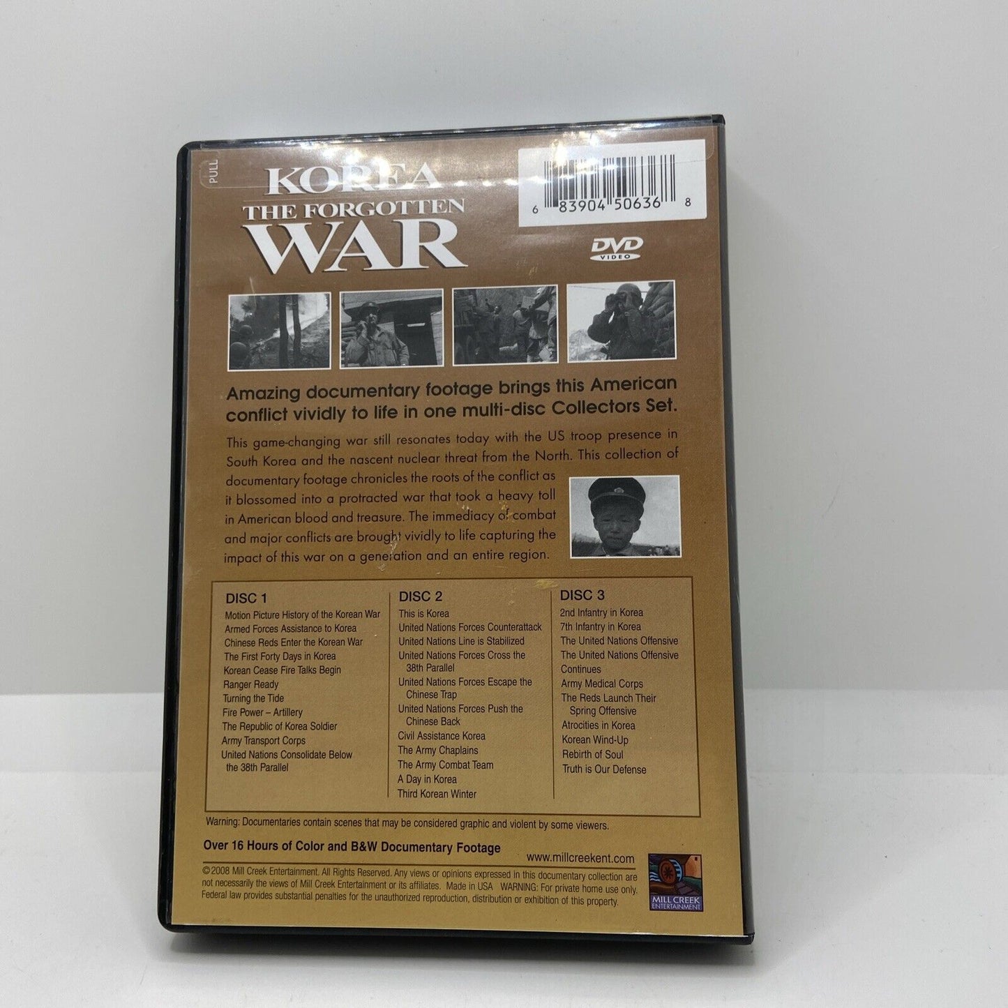 Korea: The Forgotten War (DVD, 2008, 3-Disc Set)