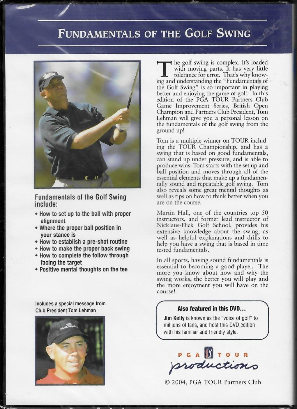 Fundamentals of the Golf Swing with Tom Lehman (DVD)