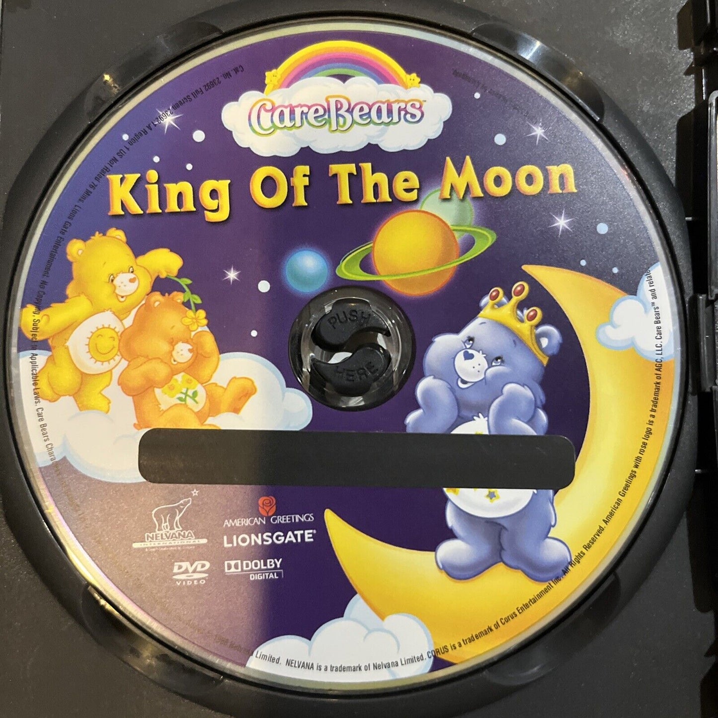 Care Bears - King of the Moon (DVD, 2008) Tested. New Case.