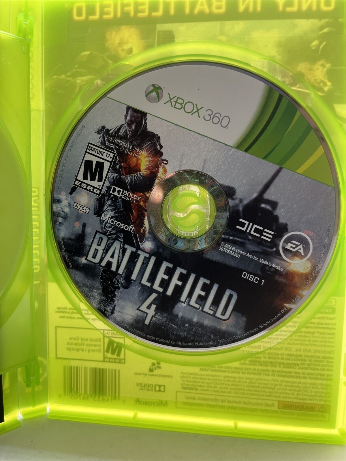 Battlefield 4 - Xbox 360 - NEW CASE. TESTED. NO SCRATCHES. RESEALED.
