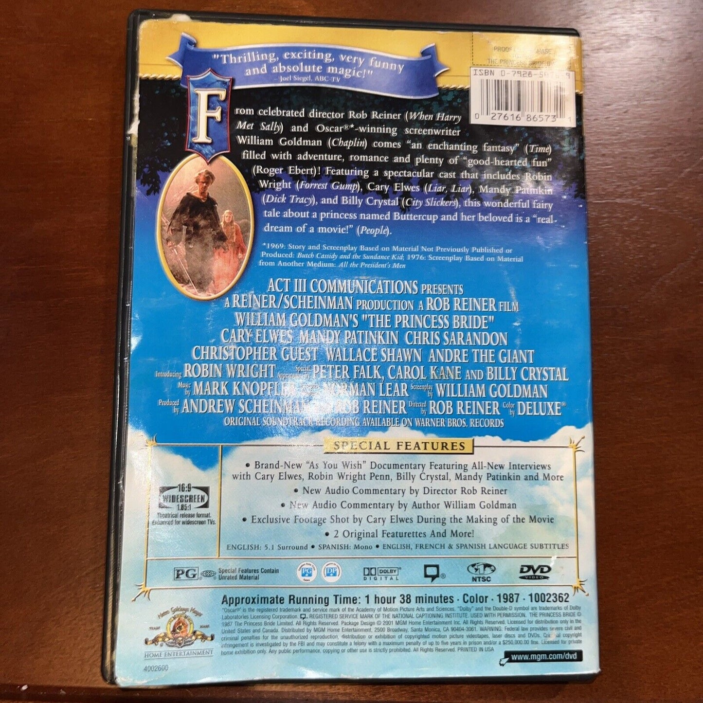 The Princess Bride (DVD, 2001)
