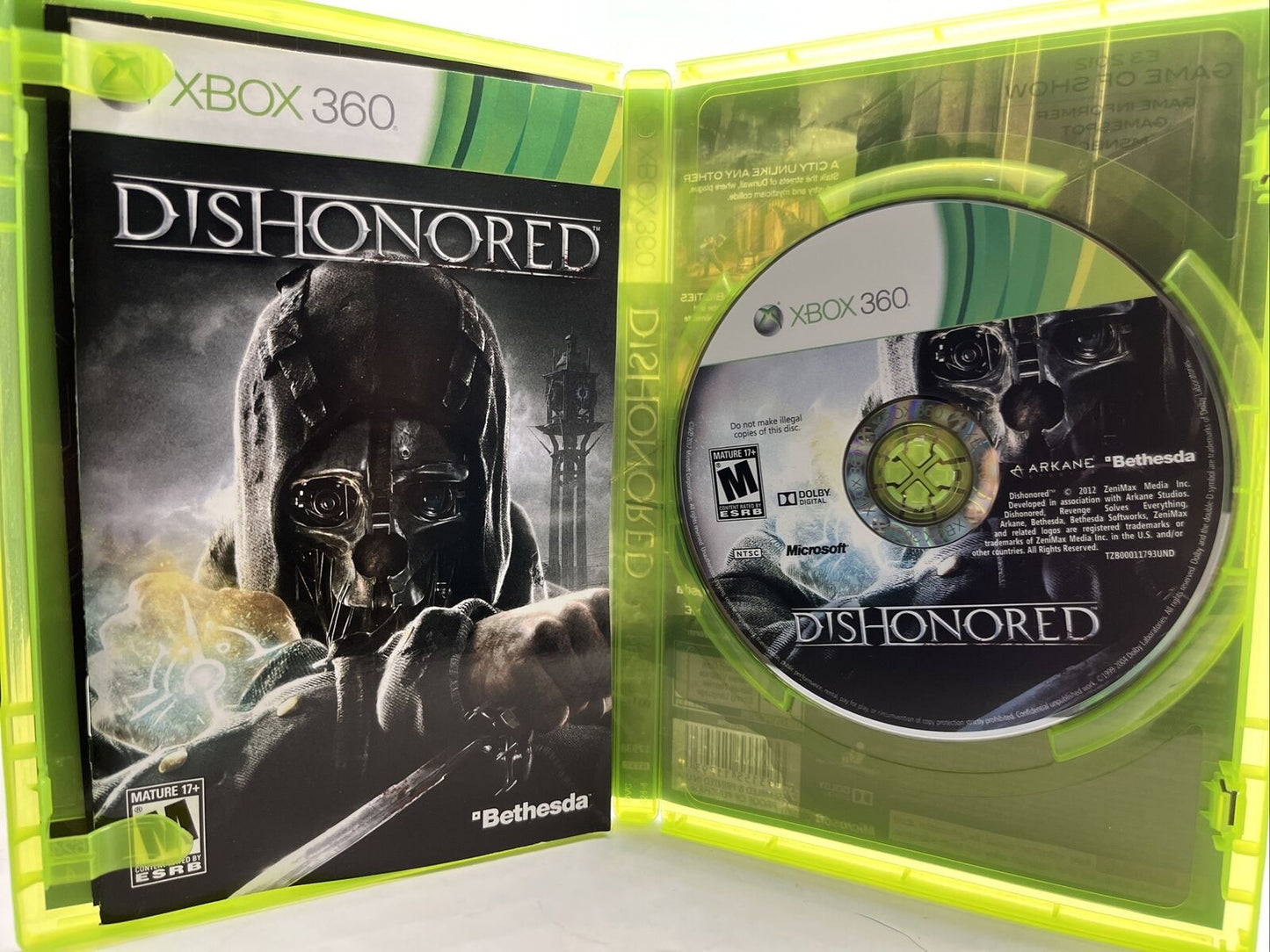 Dishonored (Microsoft Xbox 360, 2012)