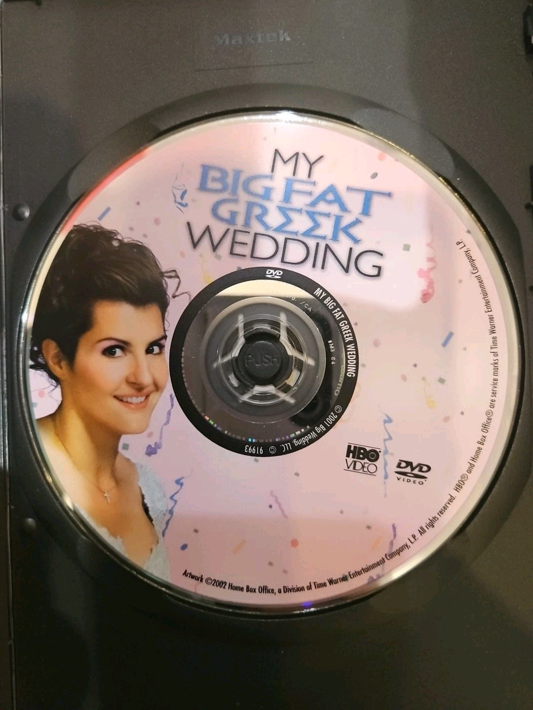 My Big Fat Greek Wedding (DVD, 2002) Tested slim case Cropped artwork.
