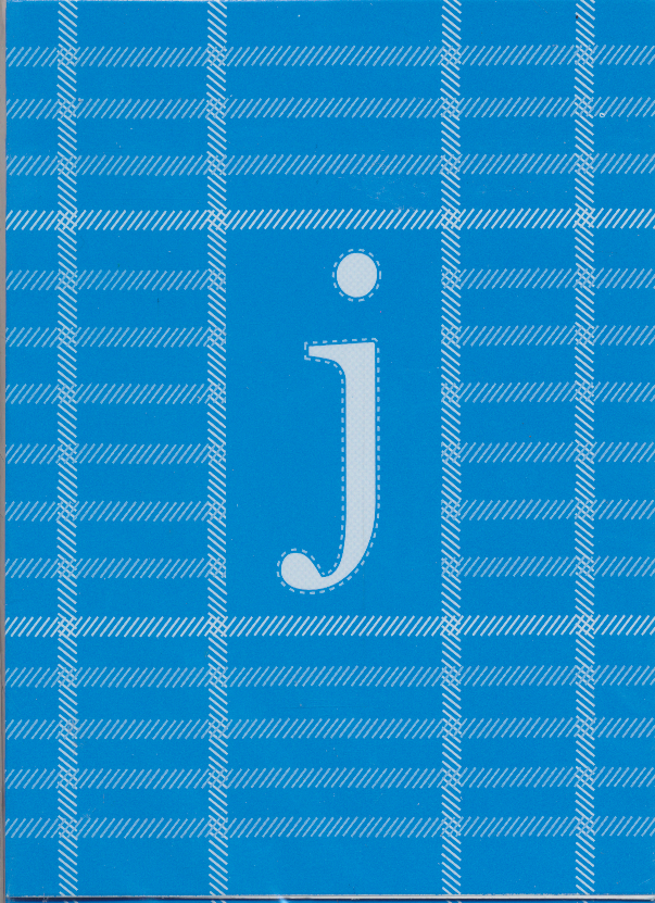 "j" Monogram Blank Cards with Envelopes (quantity = 8)