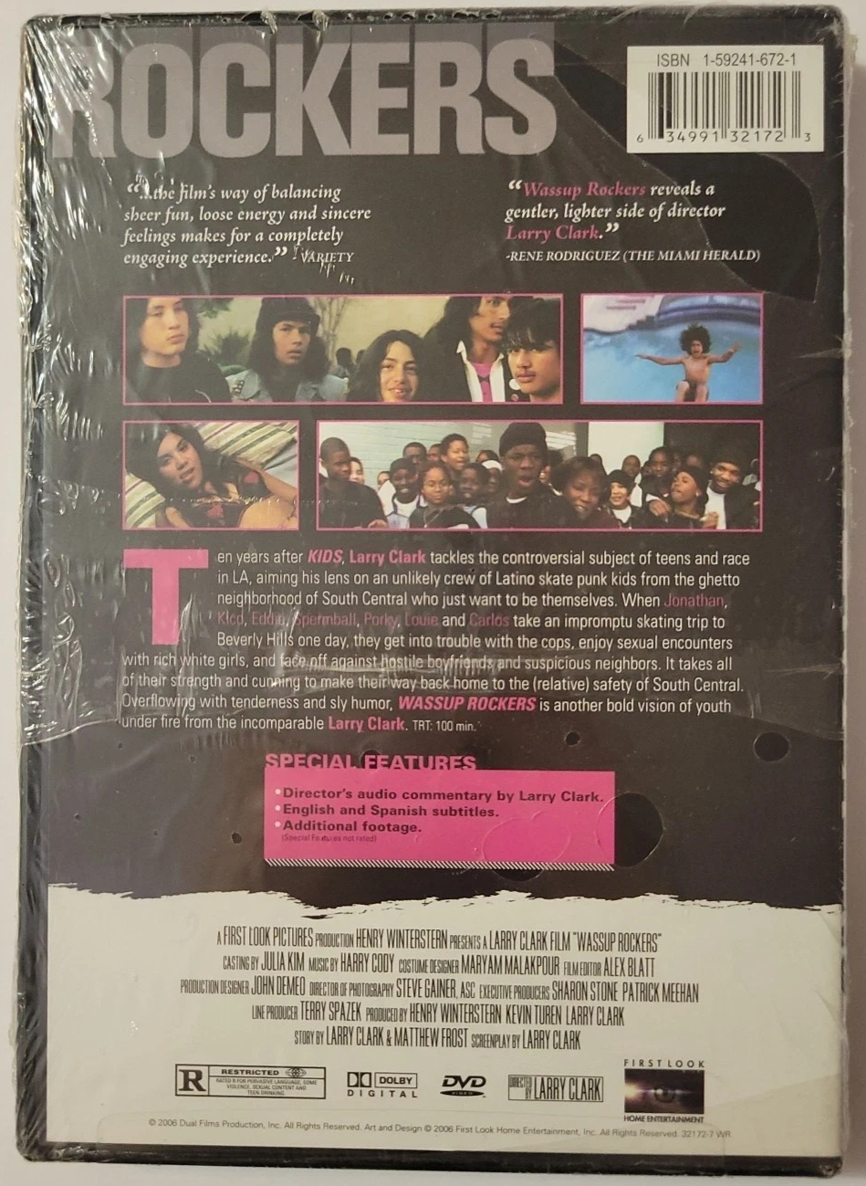 NEW Wassup Rockers (DVD) 2006 White Box Larry Clark SEALED 2005