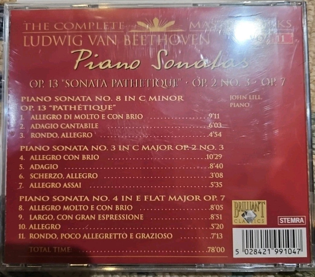 John Lill - Beethoven: The Complete Masterworks Piano Sonatas, Vol. 11 CD