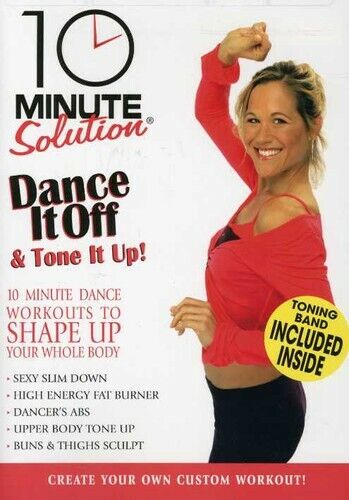 10 Minute Solution: Dance It Off & Tone It Up (DVD) NO BAND! Tested.
